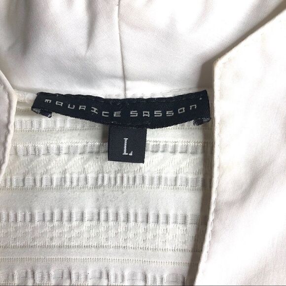 Maurice Sassoon White Blazer Jacket – Tailored Classic, Women’s Size L - Picture 13 of 13